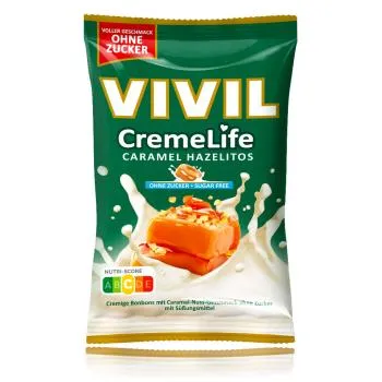 VIVIL CremeLife Caramel Hazelitos zuckerfrei 90g